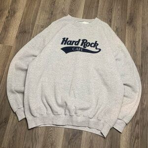 Vintage 1990s Hard Rock Cafe San Juan Spellout Crewneck
Men’s Size XL